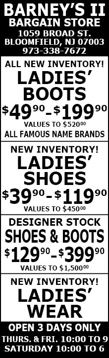 This Week's Bloomfield ad