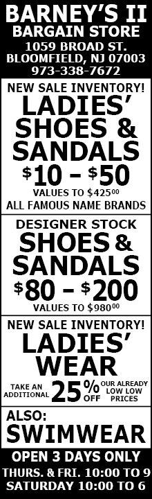 This Week's Bloomfield ad