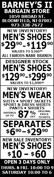 This Week's Bloomfield ad